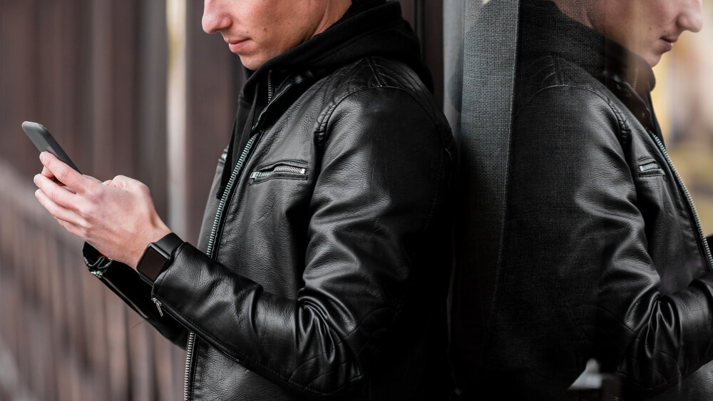 Schott Leather Jacket (Men’s, Vintage Style)