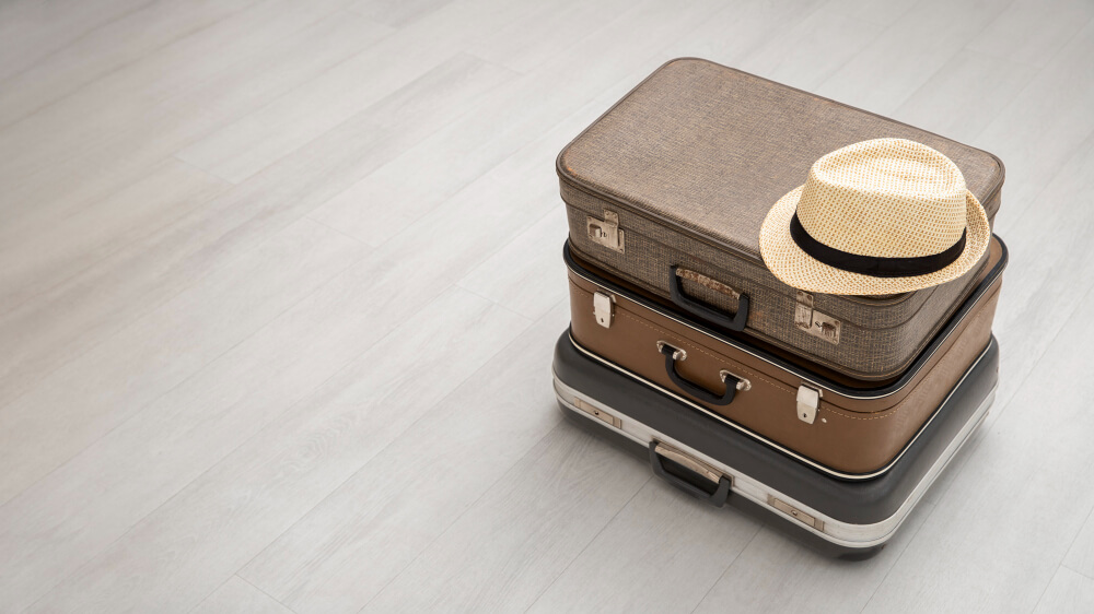 Rimowa Suitcase (Aluminum + Leather Corners)